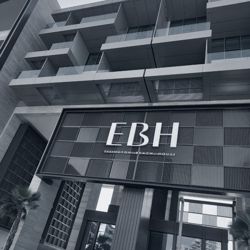 Ellington Beach House — fascia signage