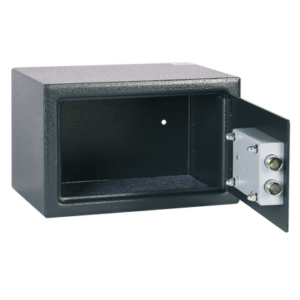 Compact Air safe offering easy storage for valuables