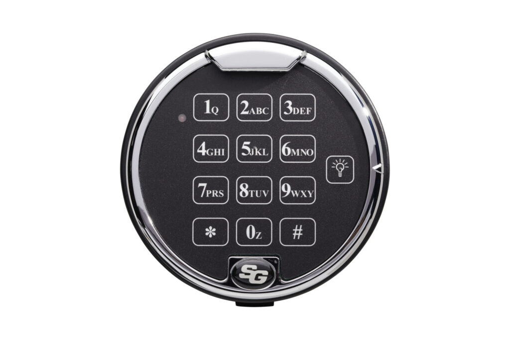 A-Series electronic lock with large display and one-time code