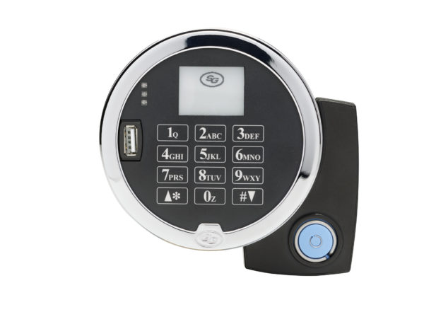 A-Series electronic lock with large display and one-time code