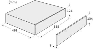 EverydaySafe drawer internal dimensions W561×D500×H134mm