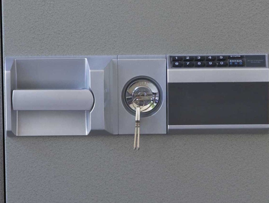 High-security steel security safe with digital lock