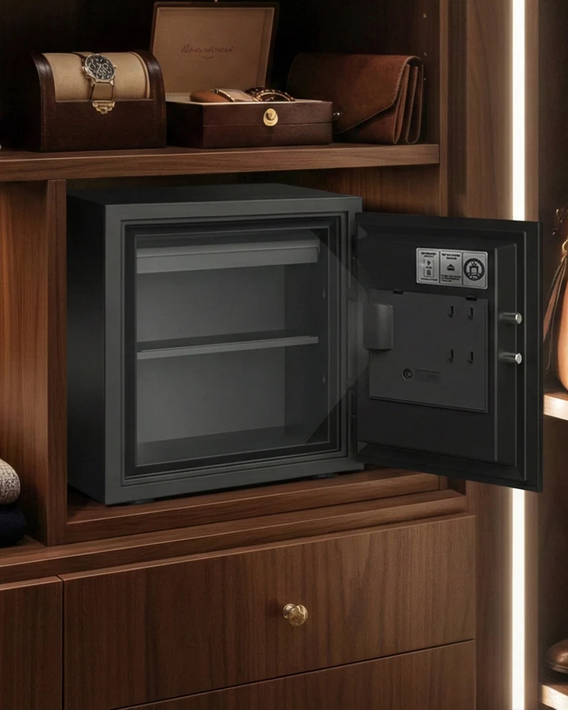 Digital hotel room safety safe